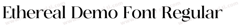 Ethereal Demo Font Regular字体转换